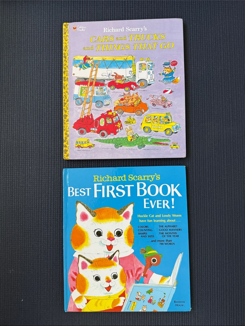 Vintage Richard Scarry Books Set of 2